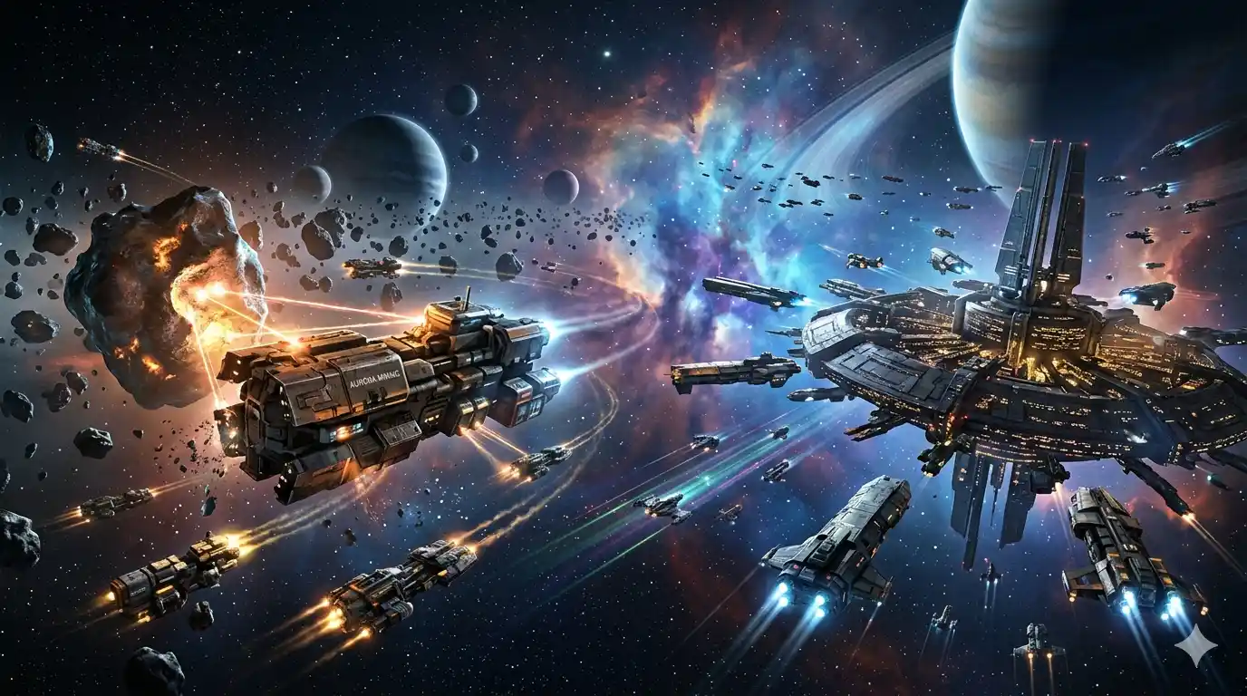 EVE Online, Game MMORPG Epik dengan Mining dan Trading Seru